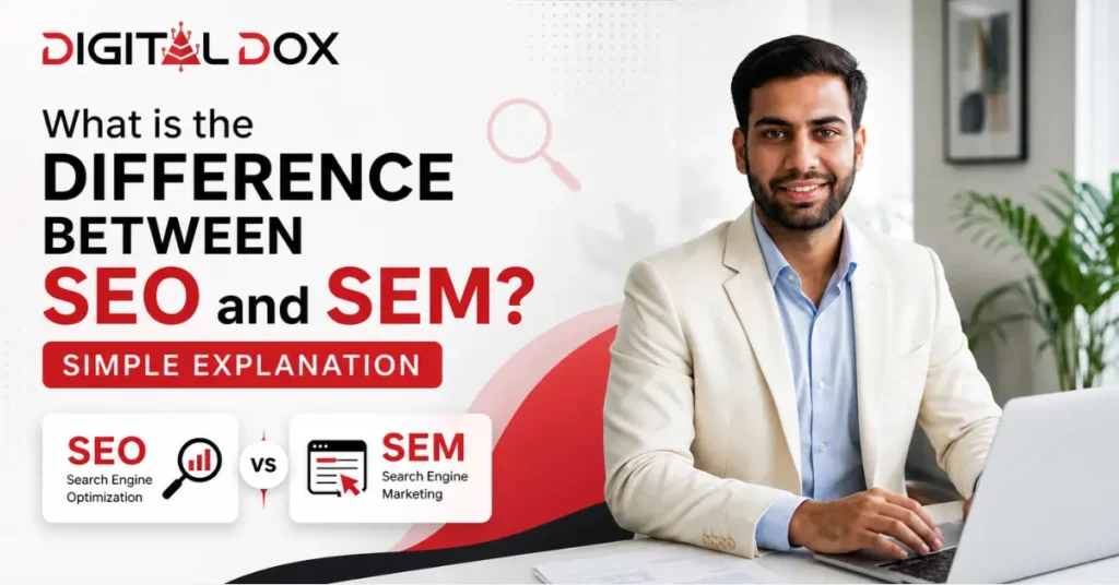 What is the Difference Between SEO and SEM Simple Explanation by Digital Dox