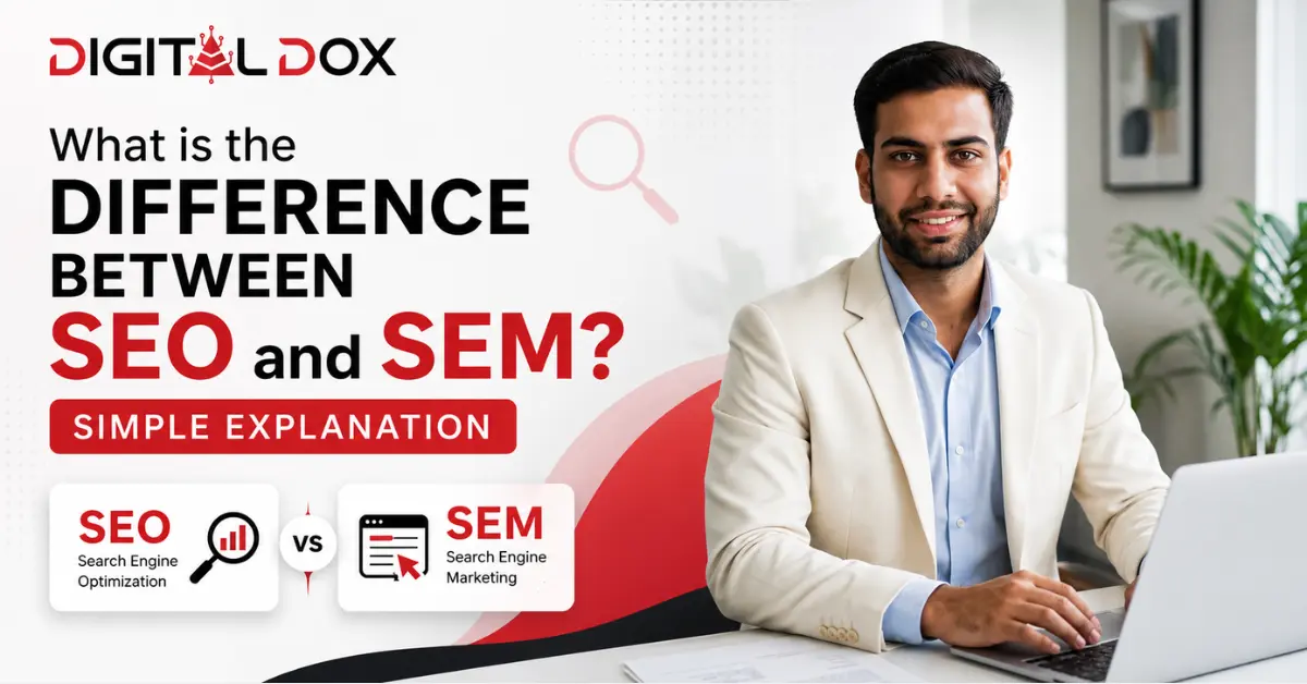 What is the Difference Between SEO and SEM Simple Explanation by Digital Dox